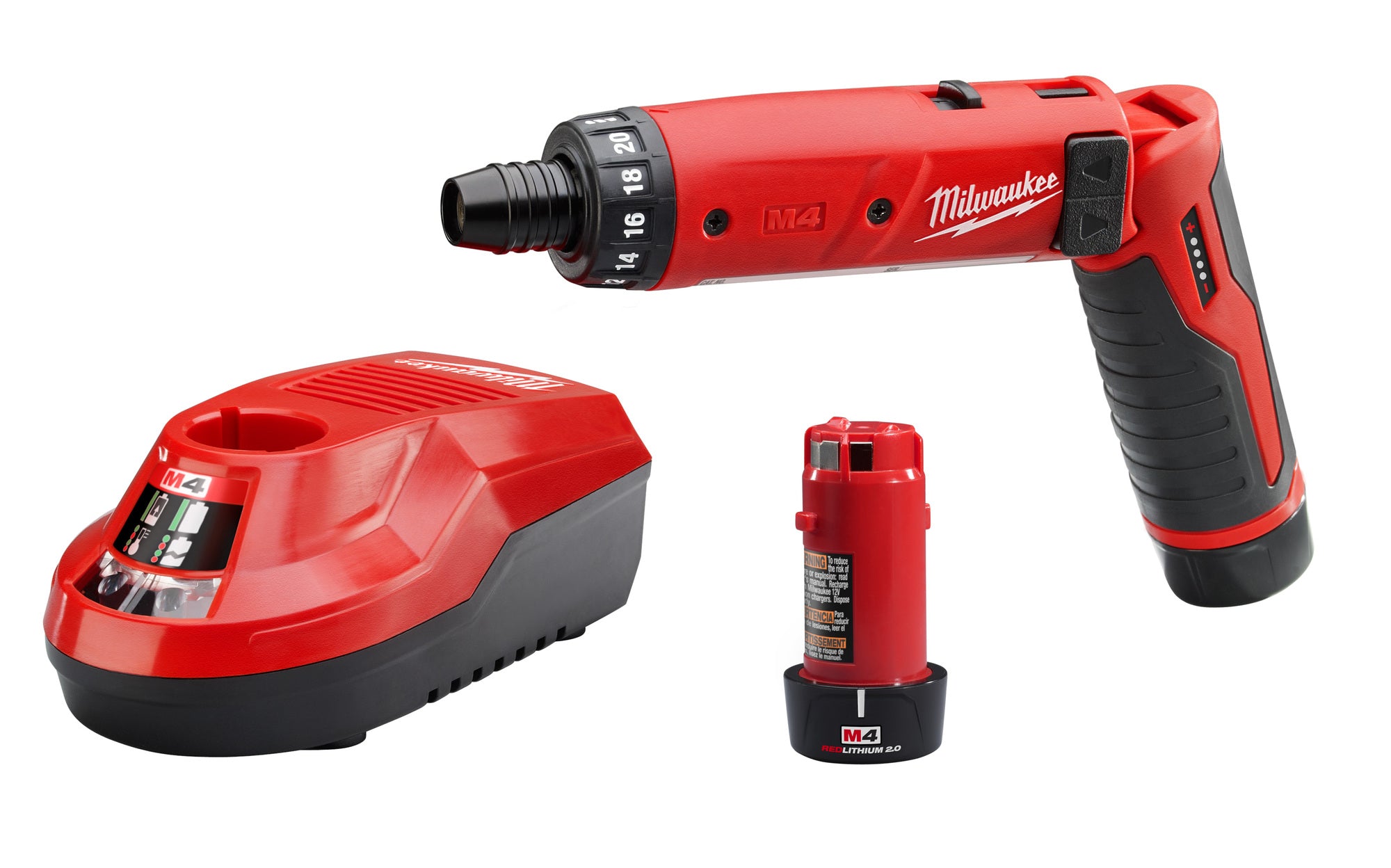 Milwaukee 2101-22 M4 1/4 Hex Screwdriver Kit