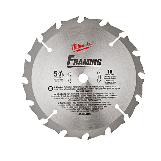 Milwaukee Tool 48-40-4108 6-1/2 Inch 24 Carbide Teeth Circular Saw Blade