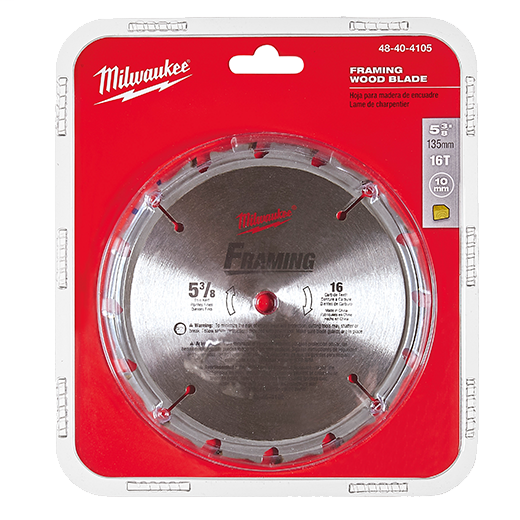 Milwaukee Tool 48-40-4108 6-1/2 Inch 24 Carbide Teeth Circular Saw Blade