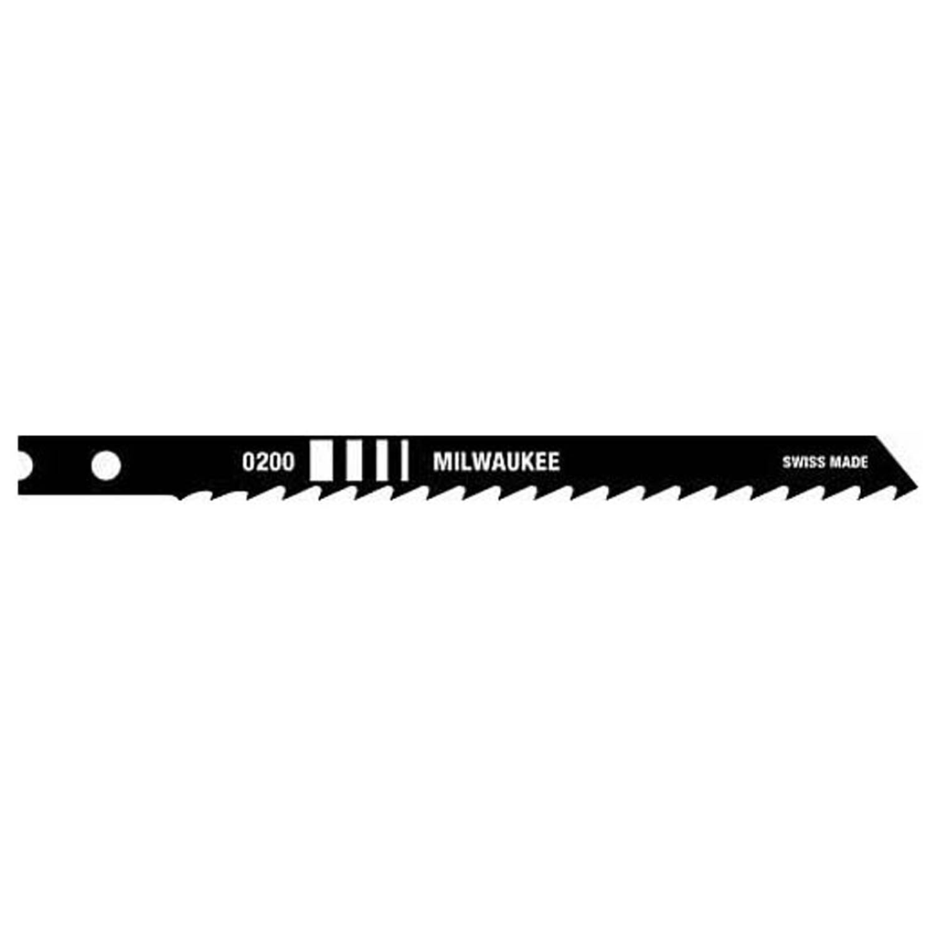 Milwaukee 48-42-0200 4 In. 6 TPI High Carbon Steel Jig Saw Blade 5PK