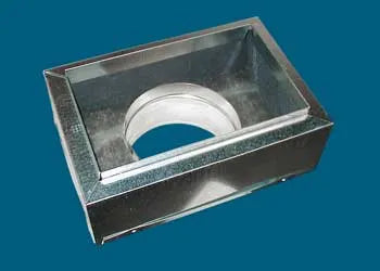 M&M Manufacturing 640R61489 Register Box R6 14 x 8 x 9 in Duct