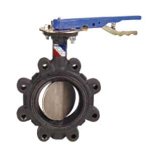 NIBCO NLG100K LD-2000 Series 6 in Ductile Iron EPDM Locking Lever Handle Butterfly Valve