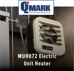 Qmark MUH072 Self-Contained Unit Heater for Factories Warehouses, Garages, Loading Docks, and Industrial Settings, 7500 Watt, 240 Volt