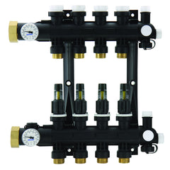 Uponor A2670501 Heating Manifold Assembly with Flow Meter, 5-Loop, Replacement MPN