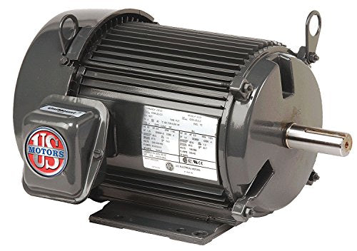 US Motors U2P3D General Purpose Motor 2 HP 184T Frame 208-230/460V AC 1200 RPM