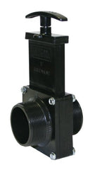 Valterra 7204 ABS Gate Valve, Black, 2 MPT