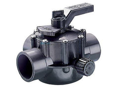 Zodiac Pool Systems 1157 Jandy 1 1/2 -2 Positive Seal 2 Port Valve | Gray | 1157