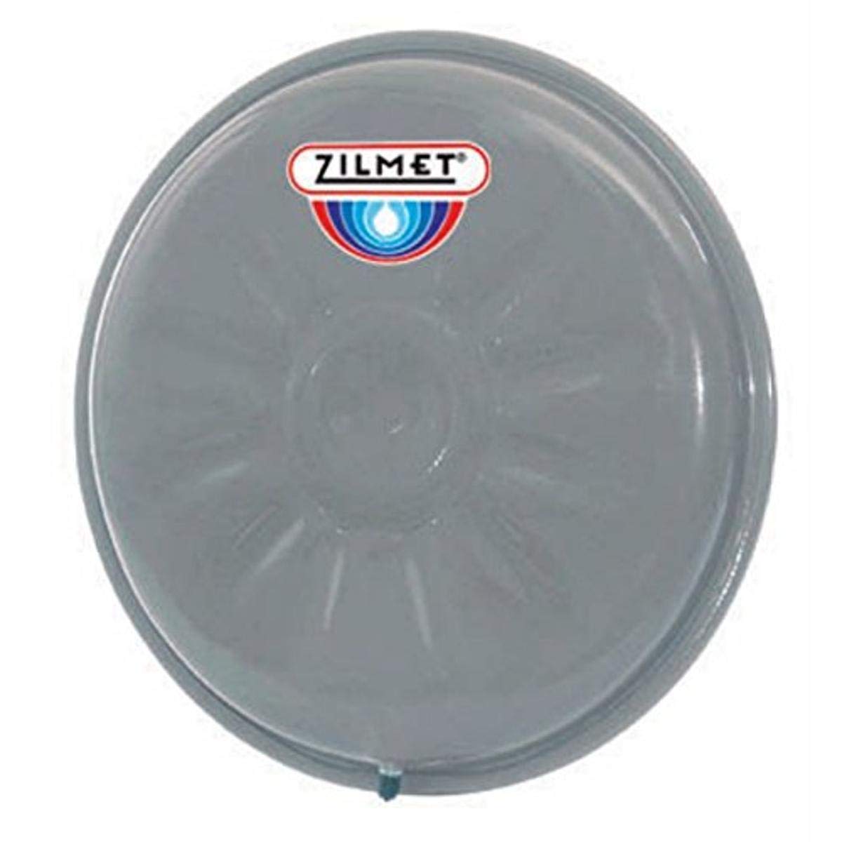 Zilmet ZFT18C Flat 4.8 gal Round Hydronic Tank, 1/2 NPT with Union and Bracket