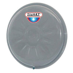 Zilmet ZFT18C Flat 4.8 gal Round Hydronic Tank, 1/2 NPT with Union and Bracket