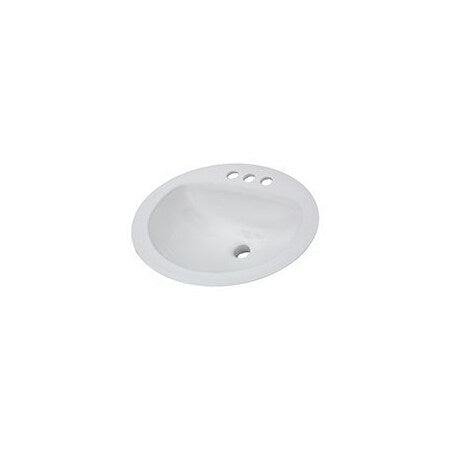 American Standard 476028.02 Aqualyn Countertop Sink 10 Inches L x 16 Inches W Vitreous China White