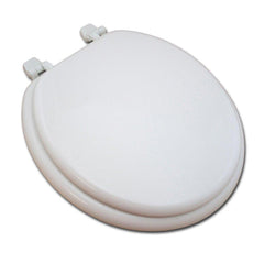 Jones Stephens C001WD00 Comfort Round Closed Front Toilet Seat With Cover White Replacement