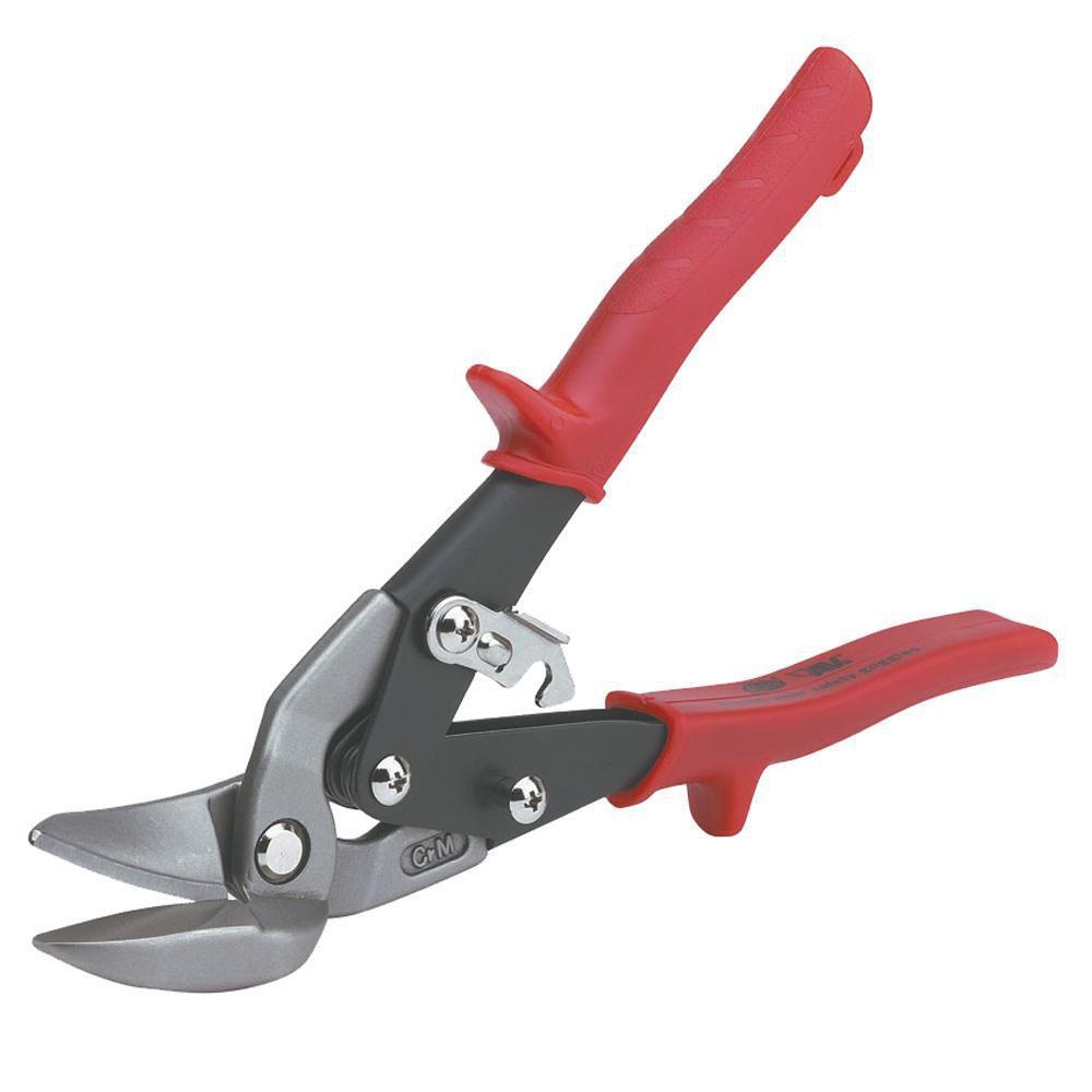 Malco AV6 Left Offset Cut Aviation Snip Red Grip 6 Ea/Box