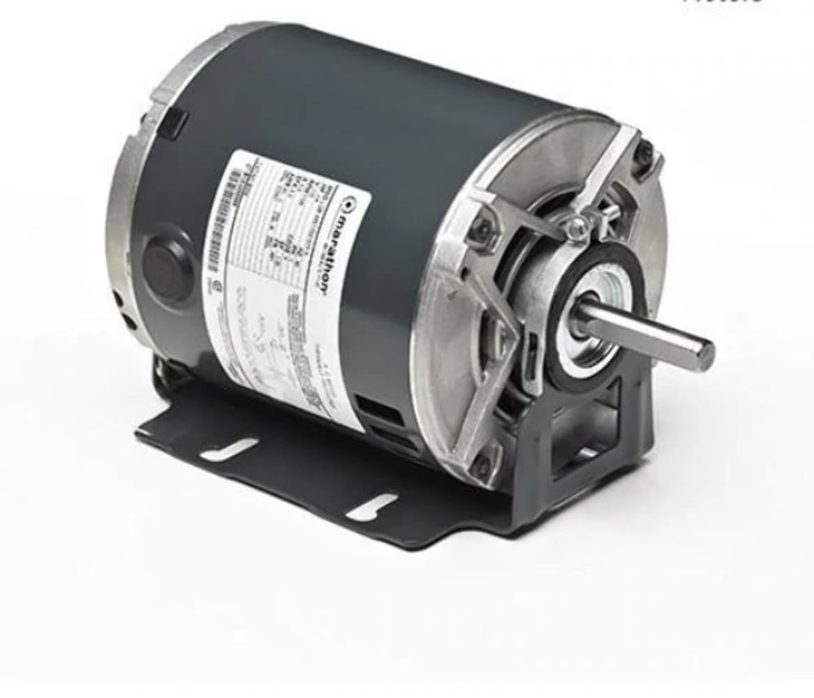 Marathon MH175 H175 56 Frame 5KH49PN3026 Open Drip Proof Belt Drive Motor 1 Split Phase Ball Bearing 1/2 hp 1725/1140 RPM 2 Speed 115 VAC