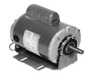 Marathon Electric MB335 56 Frame Open Drip Proof 56B17D5703 Belt Drive Motor, 1 hp, 1725/1140 RPM, 115 VAC, 1 Phase, 2 Speeds, Ball Bearing, Resilient Ring Mount, Capacitor Start