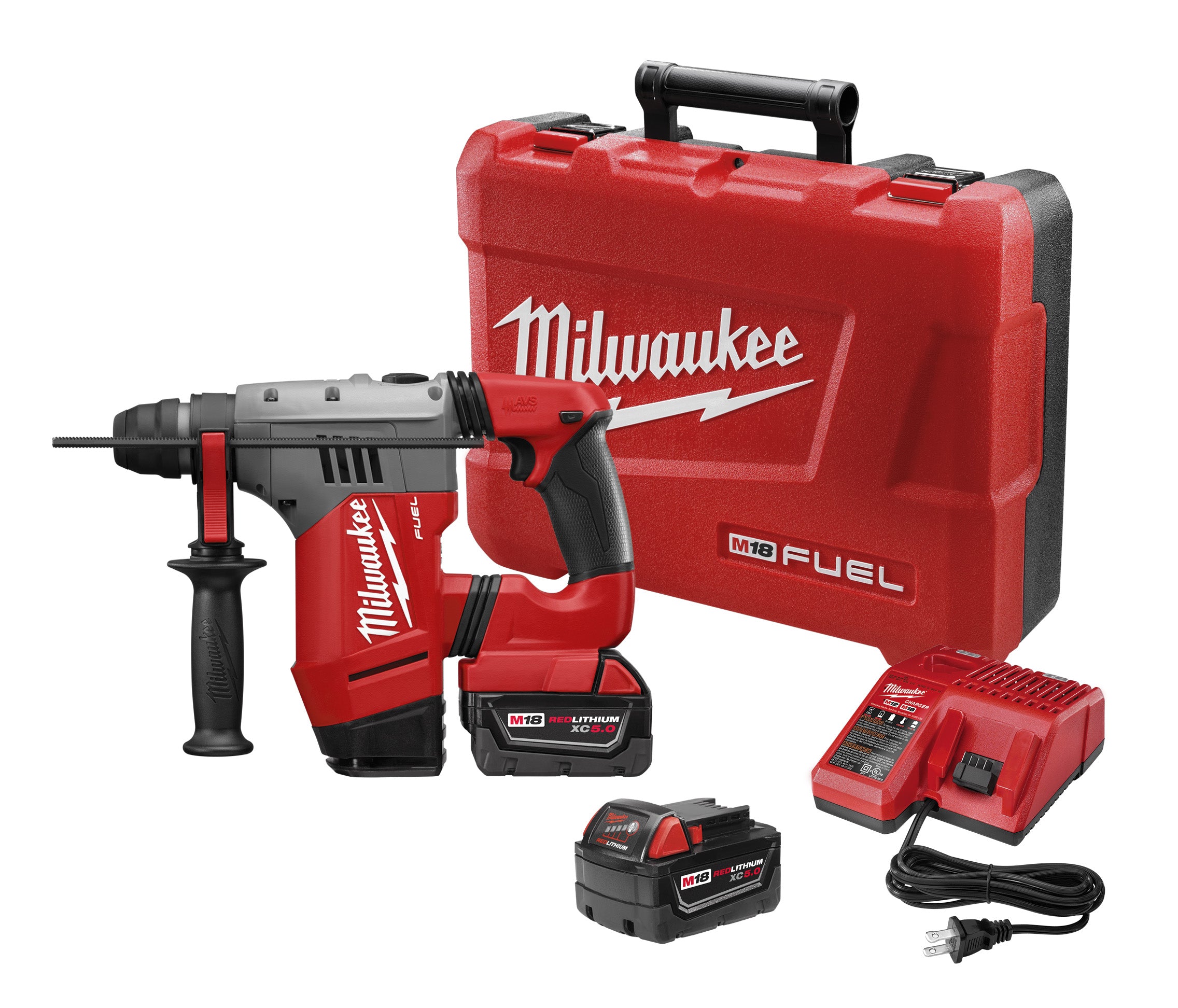 Milwaukee 2715-22 M18 Fuel 1-1/8 in SDS Plus Rotary Hammer Kit