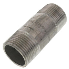 Merit Brass 4016-300 Pipe Nipple NPT Male Connection, 1 Inch x 3 Inch, Stainless Steel