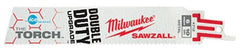 Milwaukee 48-00-4788 Ice Edge Torch Sawzall Blade 18 Teeth Per Inch 9 Inch Length