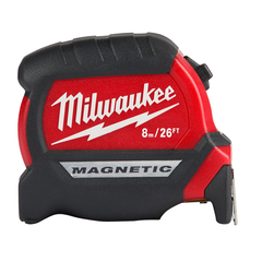 Milwaukee 48-22-0326 8m/26ft Compact Magnetic Tape Measure