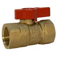 Nibco GB134 Brass Ball Valve 3/4 Inch FPT Tee Handle for Natural Gas