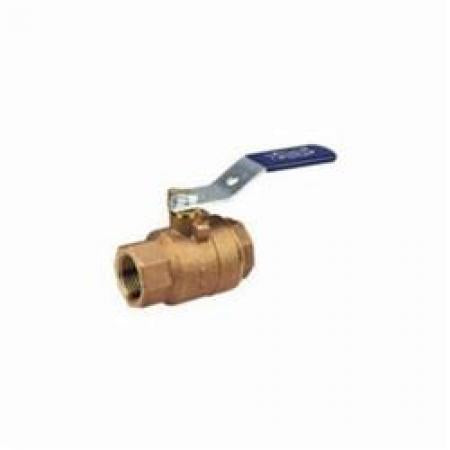 Nibco NL95H04 T-585-70-66 Bronze Ball Valve Stainless Steel Trim Two-Piece Lever Handle 1/4 inch FNPT