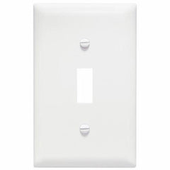 Pass & Seymour TP1W 1-Gang Toggle Switch Wall Plate White