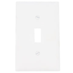 Pass & Seymour TP1W 1-Gang Toggle Switch Wall Plate White