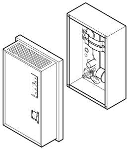 Schneider Electric TK-1201 Pneumatic Room Thermostat Two-Pipe Heating-Cooling 55 Degree to 85 Degree F Dial Range 15 psi Ra 20 psi Da Supply Air Pressure