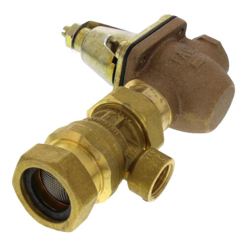 Taco 3493-075-BC1 3/4 Brass Combination Boiler Feed Valve & Backflow Sweat x NPT