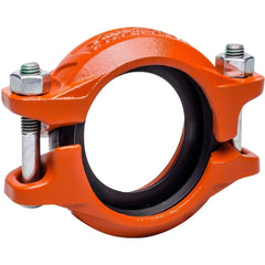 Victaulic L050107PEN QuickVic Style 107N 5 in. Orange Enamel and Painted Grooved Coupling