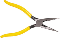 Klein Tools D203-8N Long Nose Side-Cutting Pliers with Stripping 8-Inch