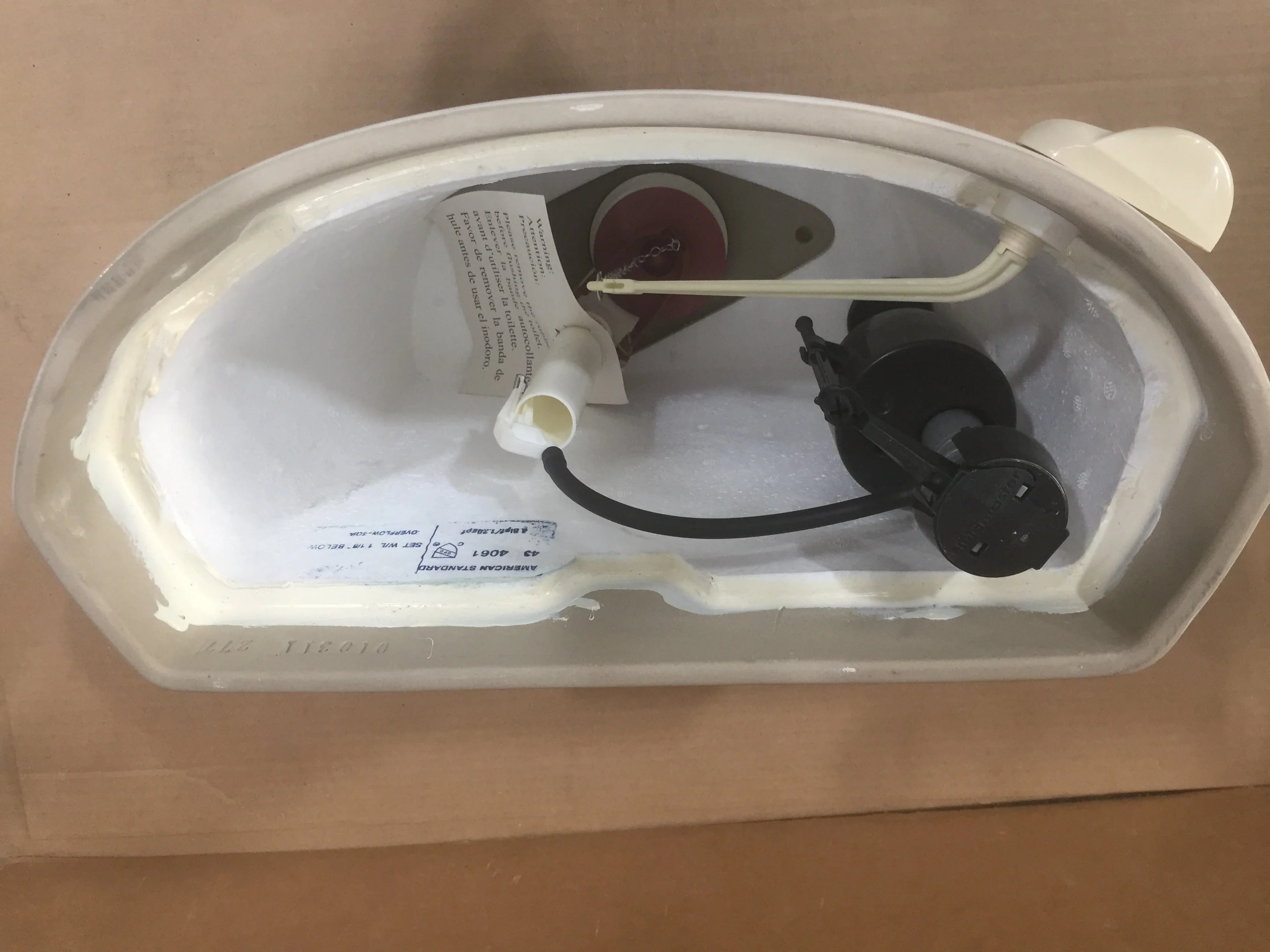 American Standard 4061513.021 Evolution Bone 1.28 GPF Toilet Tank