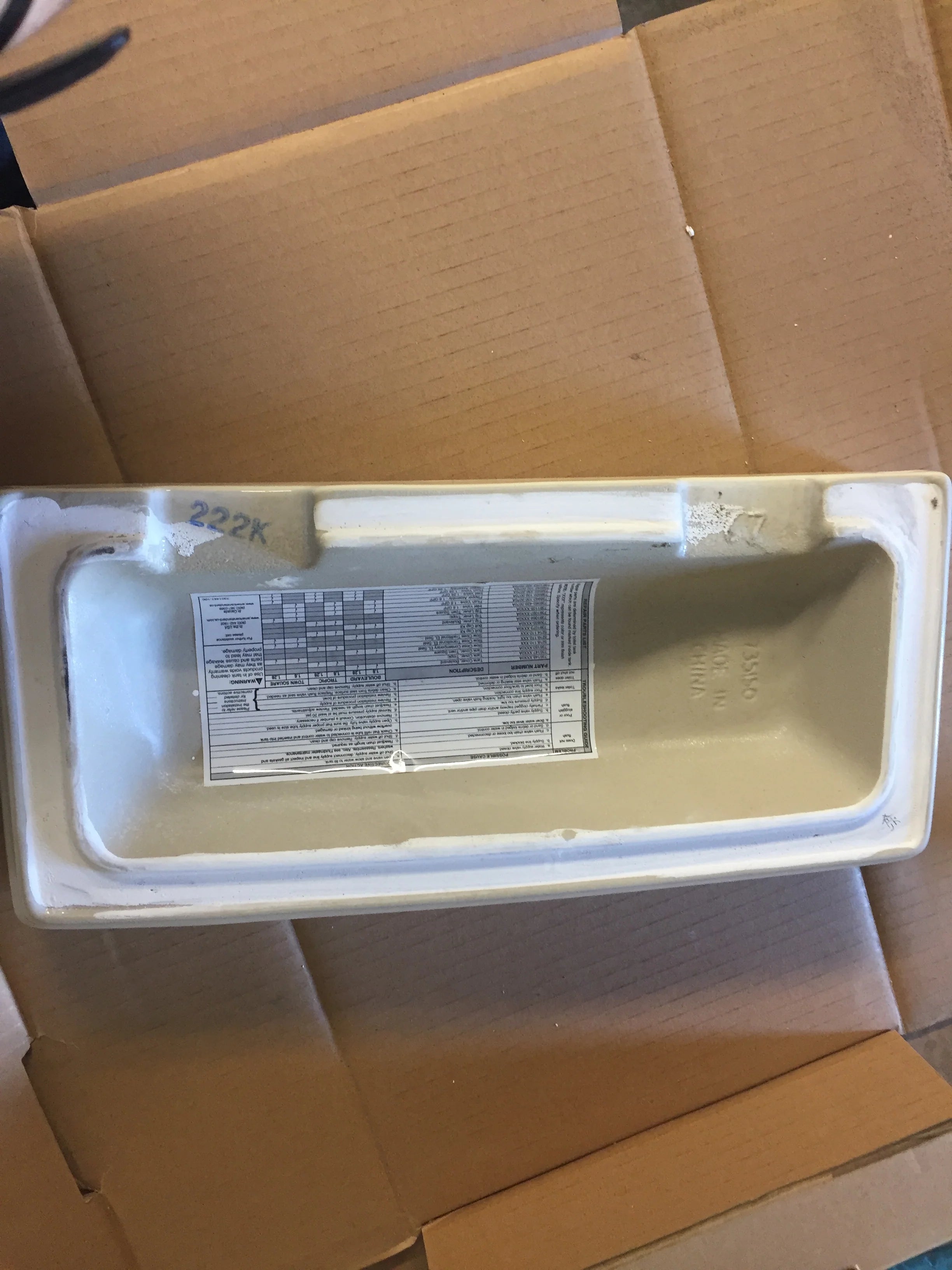 American Standard 735150-400.222 Town Square Toilet Tank Cover