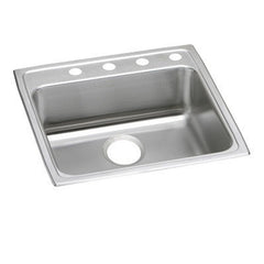 Elkay LRAD2222550 Lustertone Classic Stainless Steel 22 x 22 x 5-1/2 Drop-in ADA Sink