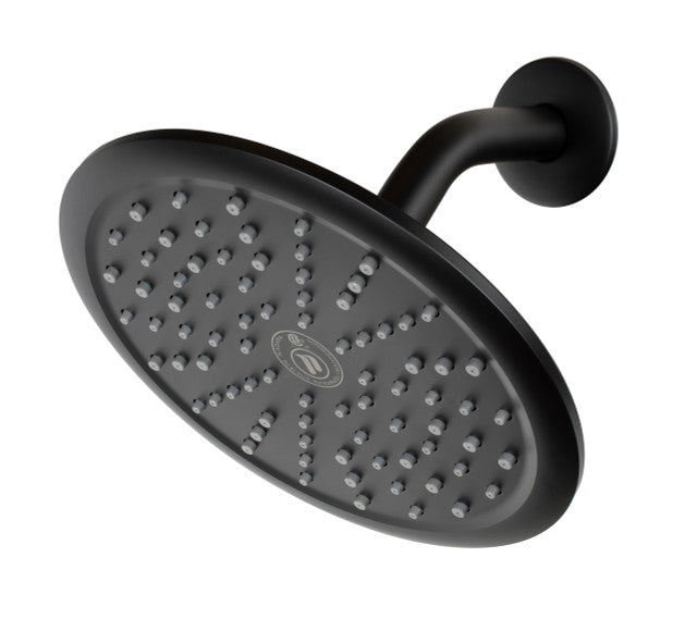 Niagara N9517MB Rainfall Spa 1-Spray Patterns 1.75 GPM 8-in. Wall Mount Adjustable Fixed Shower Head