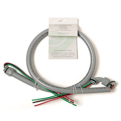 EPCO PEWNM1243-1RA Power Equipment Whip 4FT Non-Metallic Conduit Each