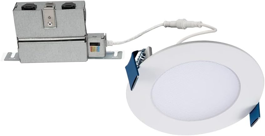 Halo HLB4069FS1EMWR 4 Inch Recessed LED Ceiling & Shower Disc Light 12 watts