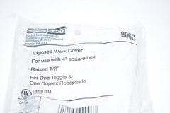 Raco 906C 4 Square Toggle DPLX Cover