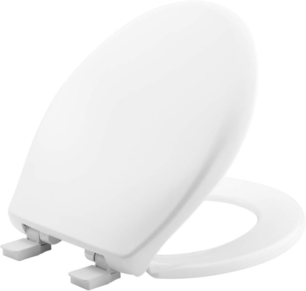 Bemis 200E4 000 Affinity Round Plastic Toilet Seat in White