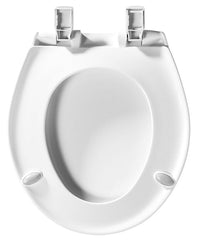 Bemis 200E4 000 Affinity Round Plastic Toilet Seat in White