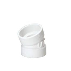 MUEL 05983 PVC DWV 22-1/2 Degree Elbow 4 Inch Hub End