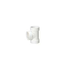 MUEL 06413 PVC DWV Flush Cleanout Tee 1-1/2 Inch Hub x Hub x FPT End