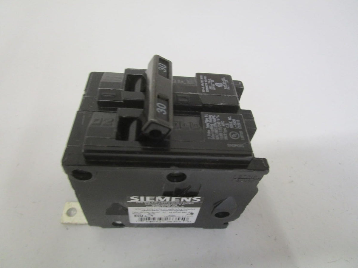 Siemens B230 Circuit Breaker 30 AMP 120/240 VAC 2 Pole Circuit Breaker