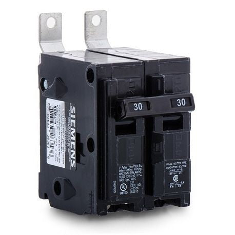 Siemens B230 Circuit Breaker 30 AMP 120/240 VAC 2 Pole Circuit Breaker