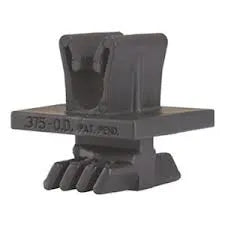 Haydon CL-06 Thermo Plastic Cush-A-Claw Channel Clamp 3/8 in. OD