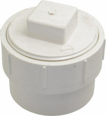 Spears P105-040 4 PVC DWV Cleanout Adapter Spigot x FNPT