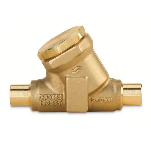 Superior 803B-10ST Refrigerant Check Valve 5/8 in ODS X 5/8 in ODS With Tube Extensions