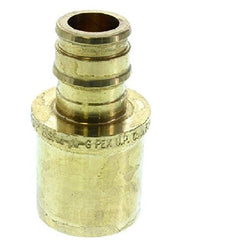 Uponor LF4505075 ProPEX 1/2 in. Brass PEX Expansion x 3/4 in. Male Sweat Adapter