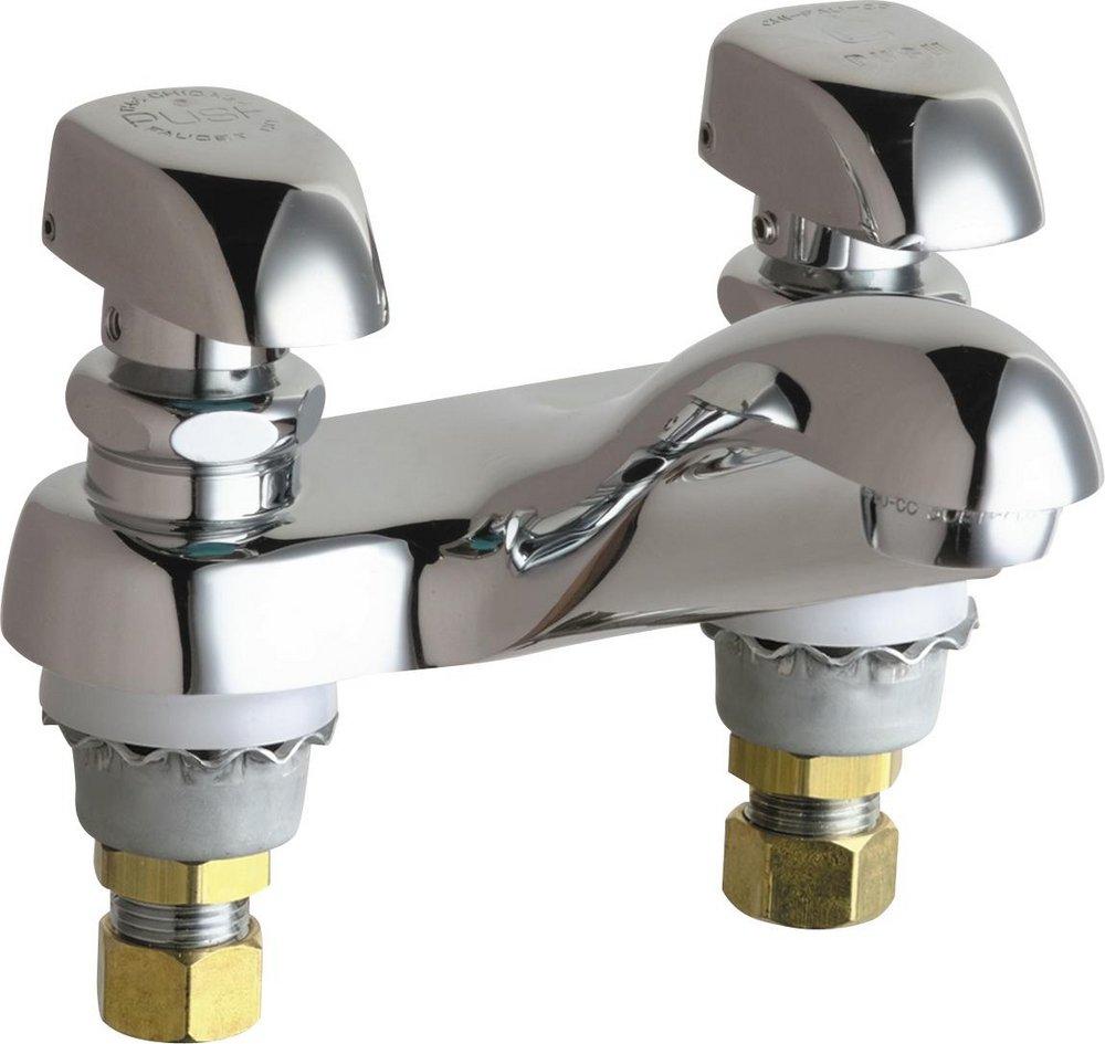 Faucet Lavatory 4 Ctr D Metering 802-665ABCP for Chicago Faucet