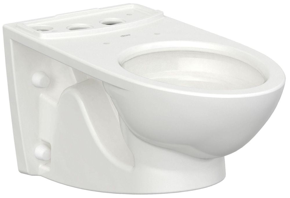 American Standard 3447101-020 Glenwall VorMax Elongated Toilet Bowl 1.28 GPF White