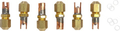 C&D Valve CD5514 Braze-On Self-Piercing Copper Saddle Valve 1/4 in. OD Tube Replacement MPN